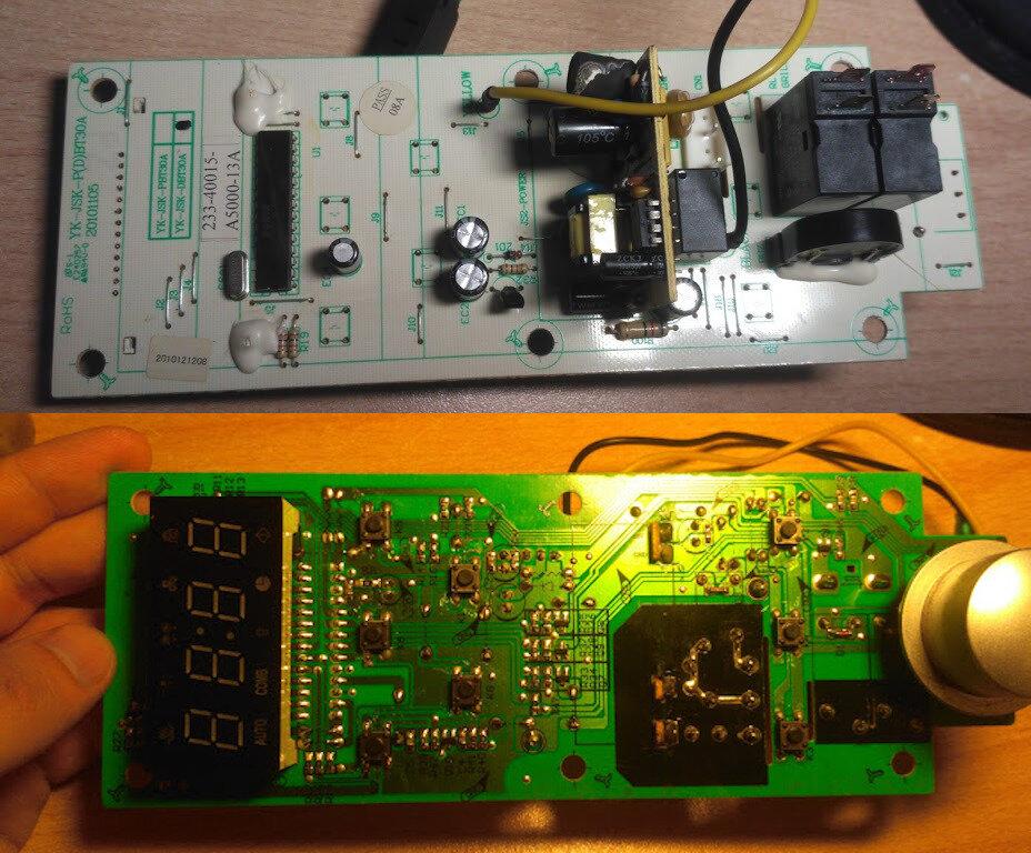Ремонт платы от микроволновки