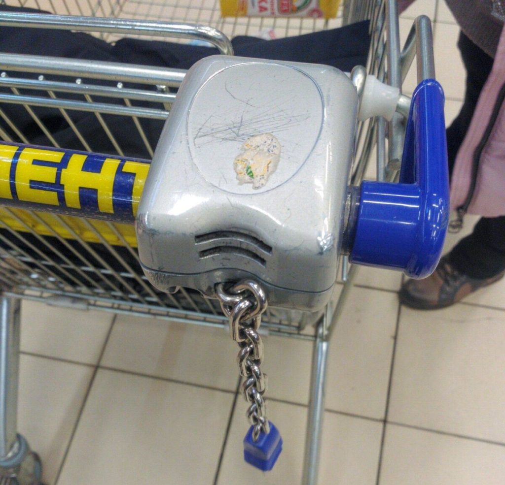 Как я монетку из тележки в Ленте доставал