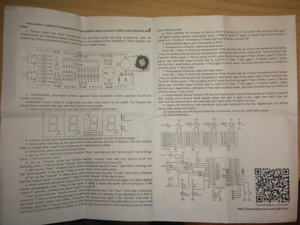 Собираю классные часы с термометром своими руками