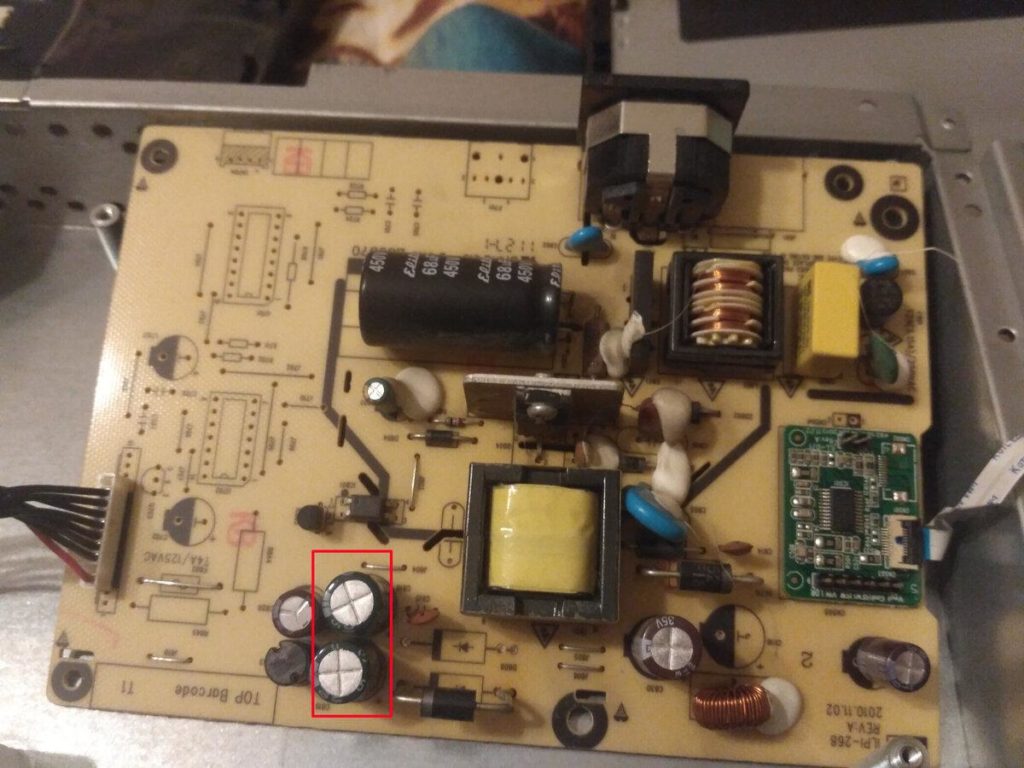 Ремонт монитора ViewSonic. Выключается