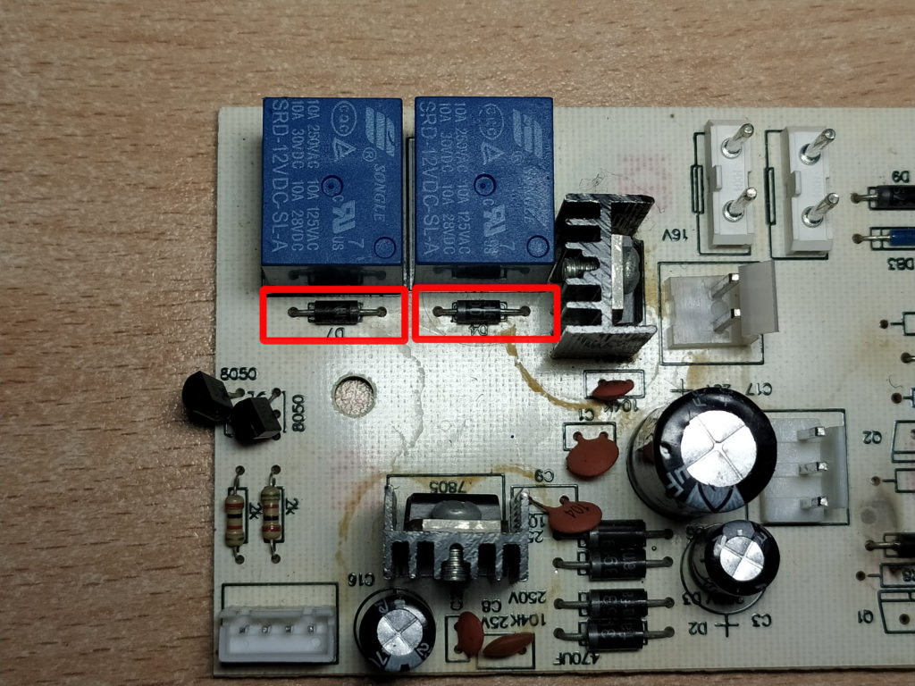 Для чего паралельно реле подключают обратный диод?