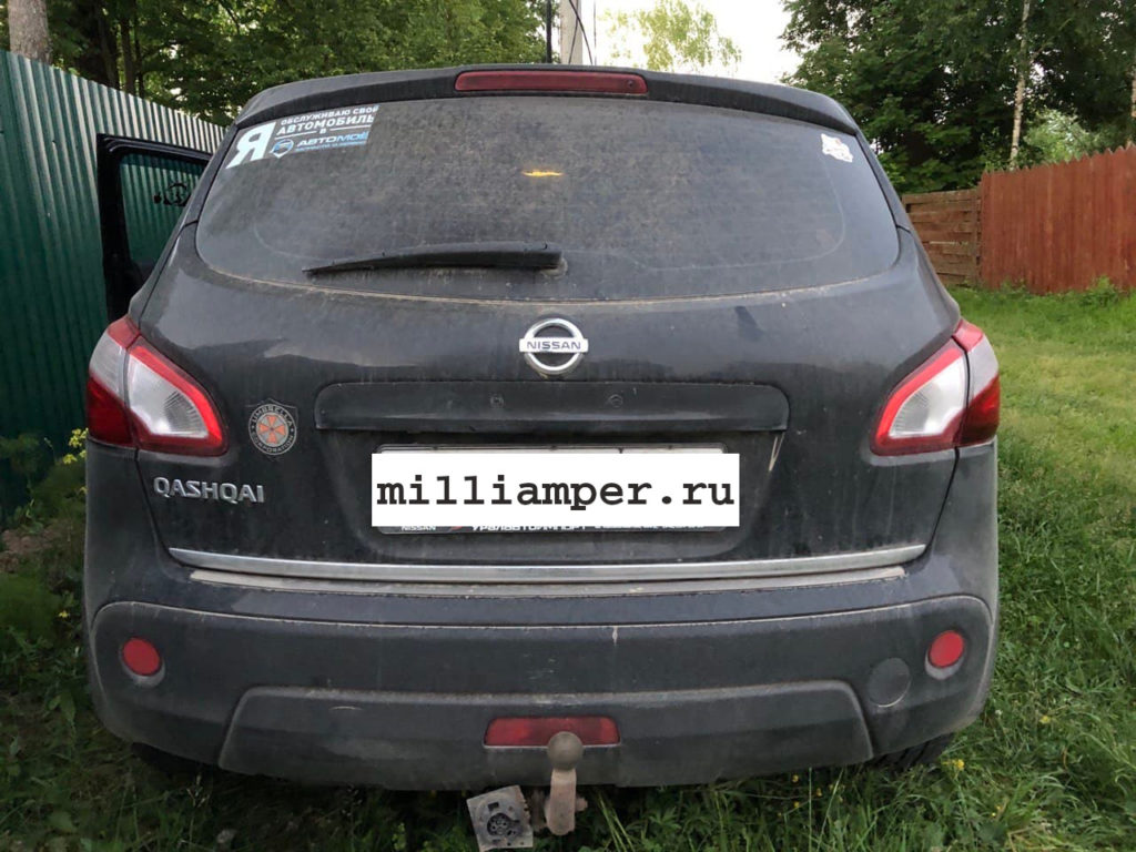 Ремонт правого габарита Nissan Qashqai (замена светодиодов)