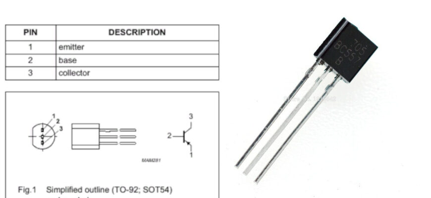 bc557 характеристики